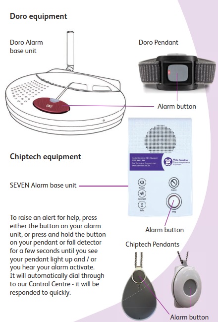 Doro and Chiptech equipment